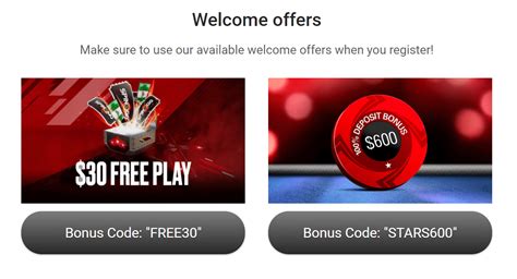PokerStars Bonus Code and New Player Offers .